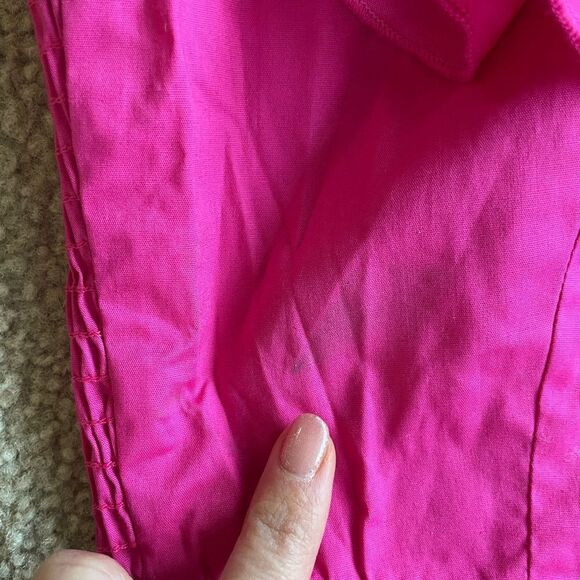 Leni Ruffle Top in Hot Pink Show Me Your Mumu Size S - Picture 5 of 13